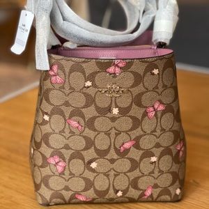 Coach Small Town Bucket Bag in Signature Canvas
